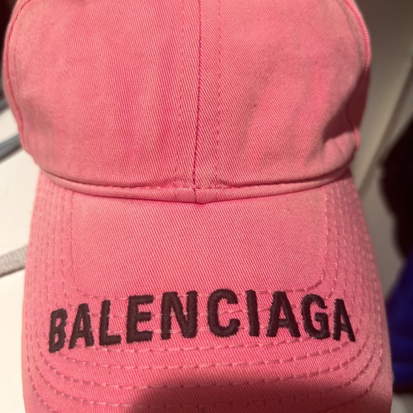 Pink Balenciaga Baseball Cap main image 4